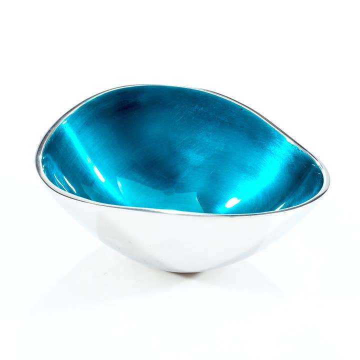 Aqua Ovale schaal klein 16 cm voor wholesale door Tilnar Art