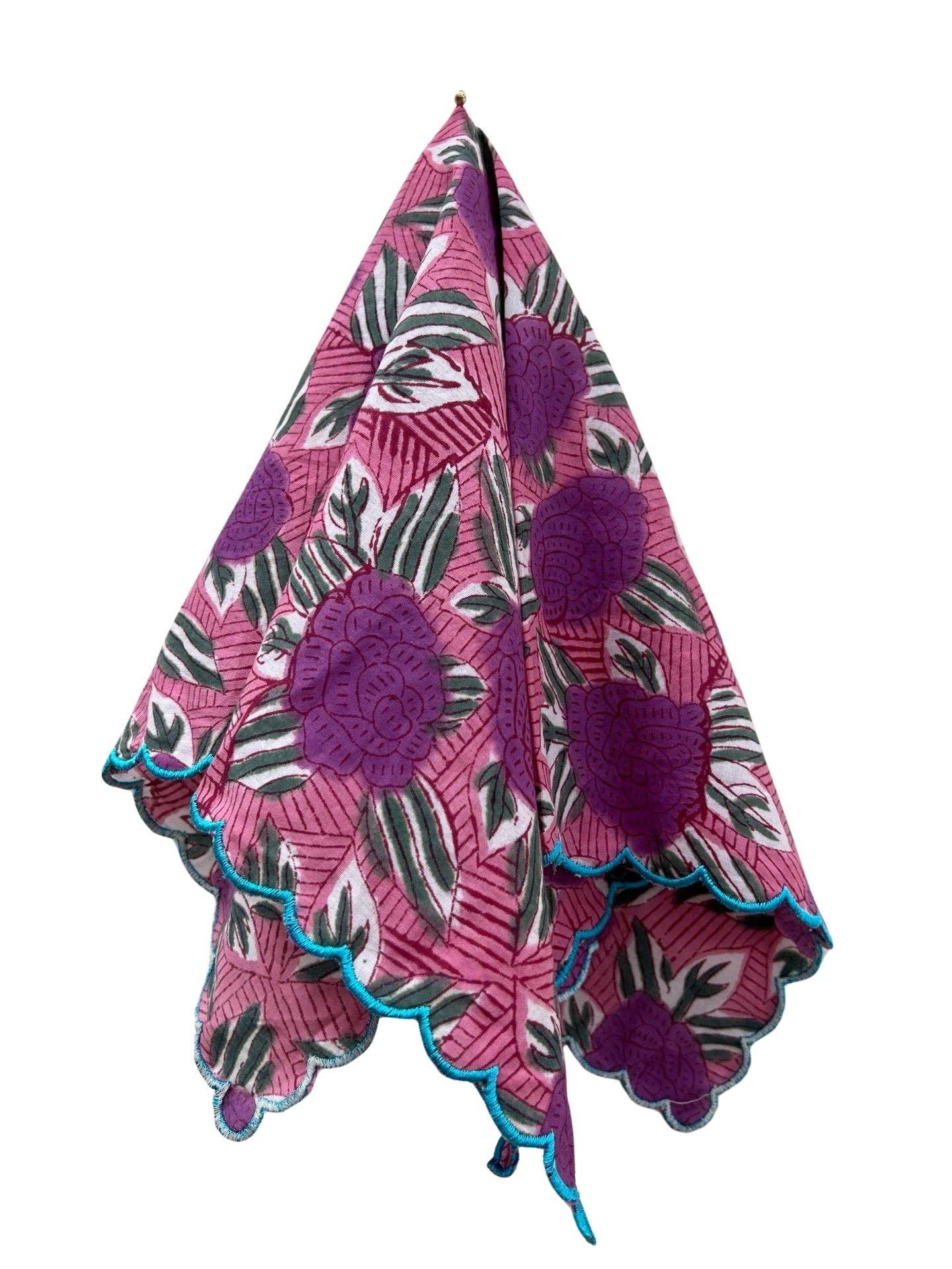 Sur La Vague - Wholesale Dinner & Cloth Napkin - Rose Cotton Dinner Napkins