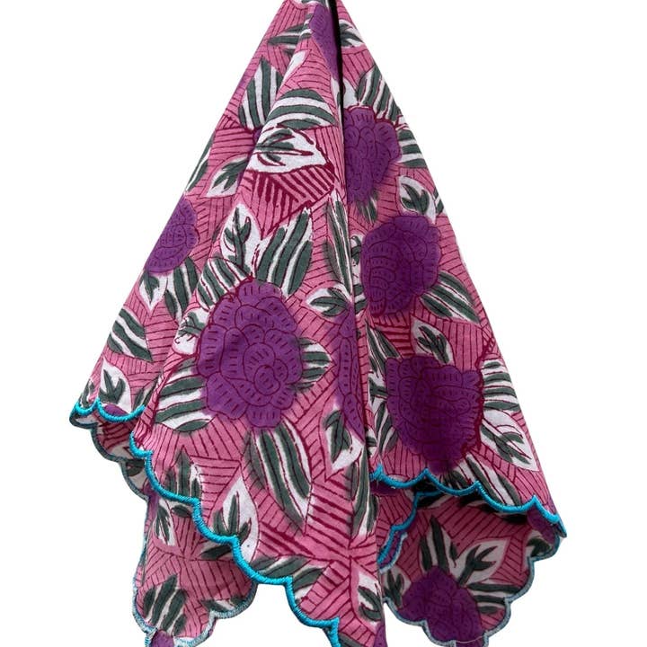 Sur La Vague - Wholesale Dinner & Cloth Napkin - Rose Cotton Dinner Napkins0