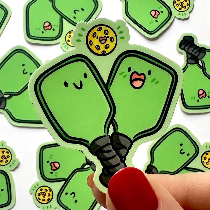 Autocollant Mini Pickleball pour la vente par Shop Emily M