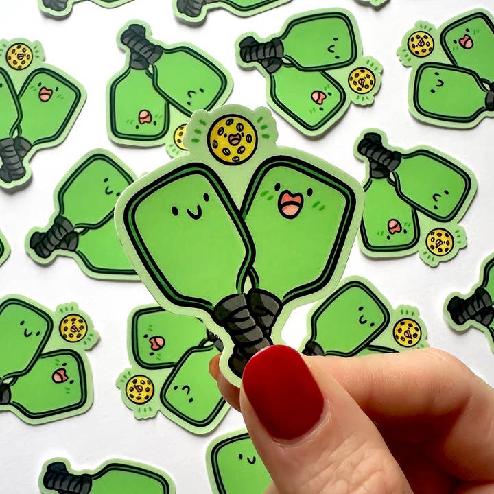 Pickleball Mini Sticker for wholesale by Shop Emily M
