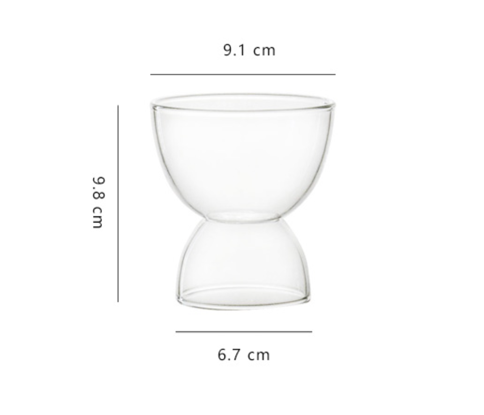 IVORE.GROUP (We cover All Import duty) – wholesale Cocktail/liquor glass – Glass Dessert Ice Cream Cup6
