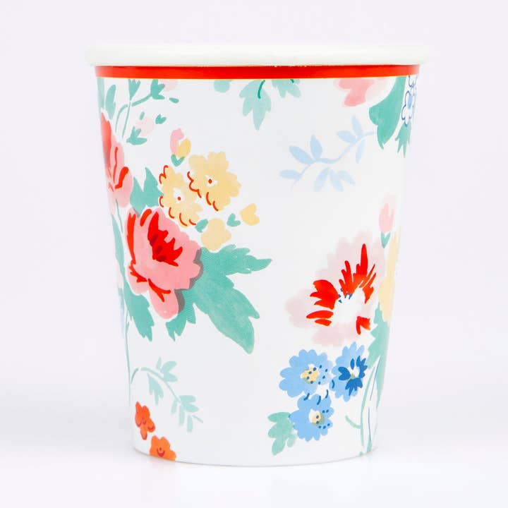 Meri Meri - Wholesale Disposable Cup - Vintage Floral Cups0