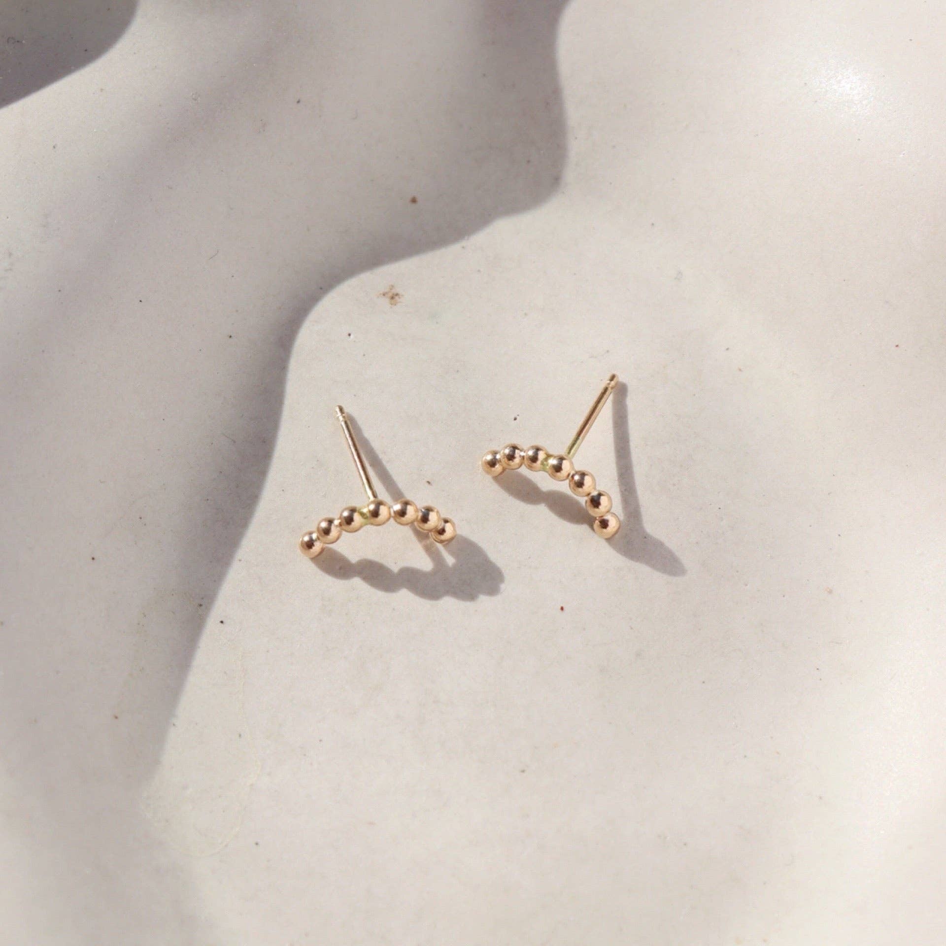 Token Jewelry - Wholesale Stud/Post Earrings - Sequin Arcs2