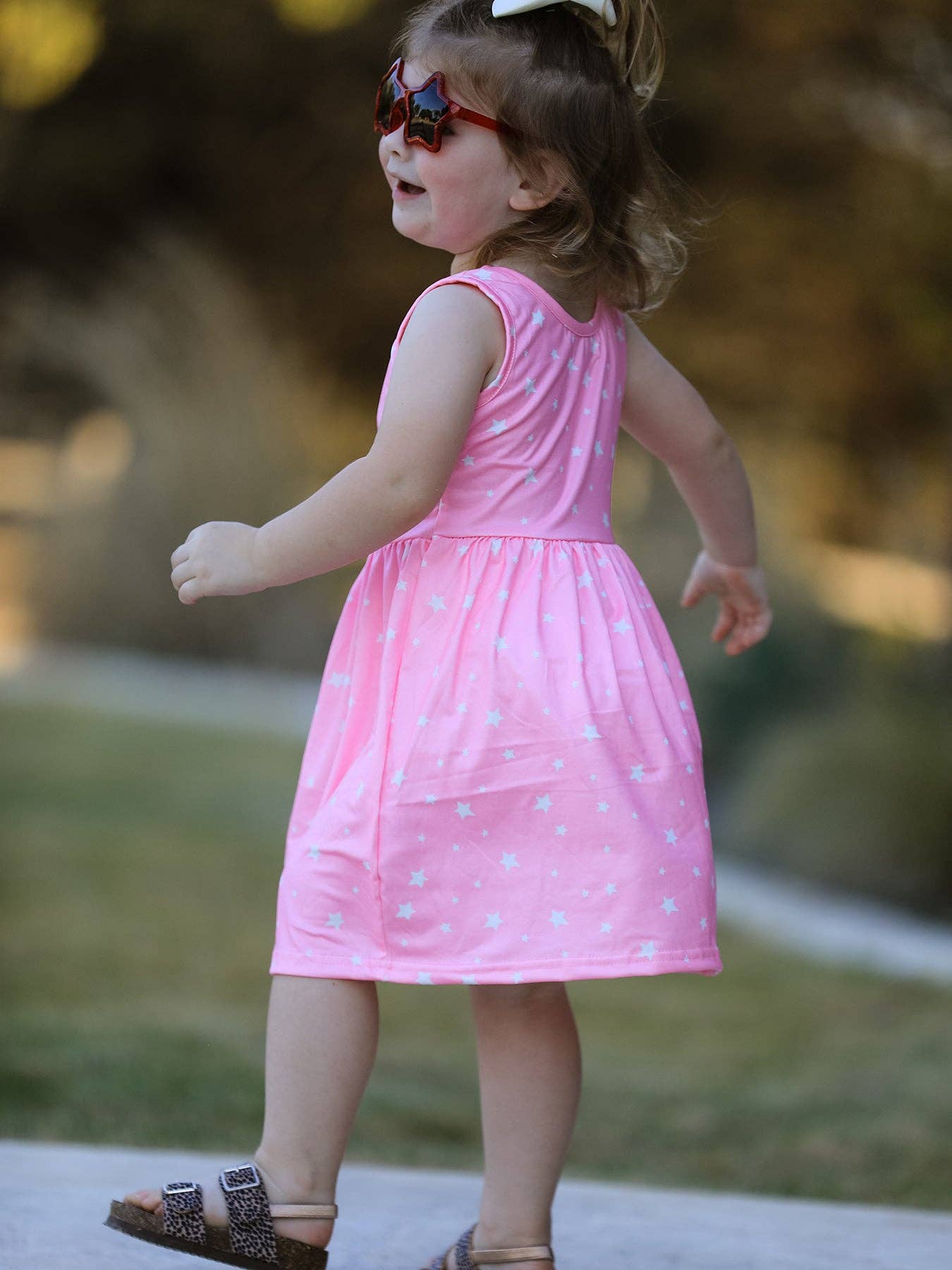 Rylee Faith Designs - Wholesale Dress Set - Baby - Rainbow Star Colorful 3-Piece Dress Set7