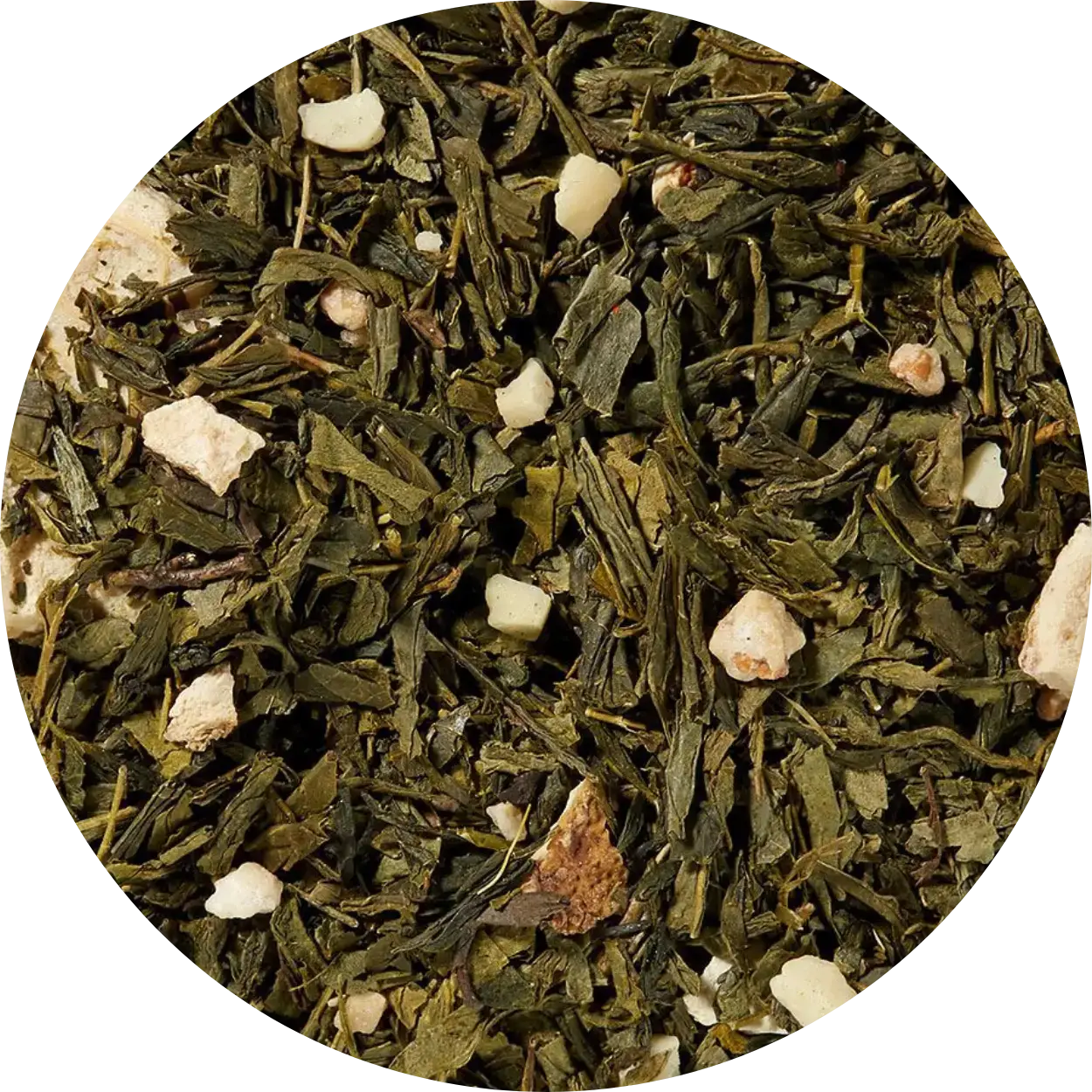 Papo'thé - Wholesale Loose Tea - Sencha Green Tea Hazelnut-Lime 50g0