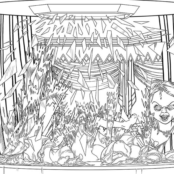 Insight Editions - #1 Pop Culture Publisher - Wholesale Coloring & Activity Book - Adult - Chucky: The Official Coloring Book4