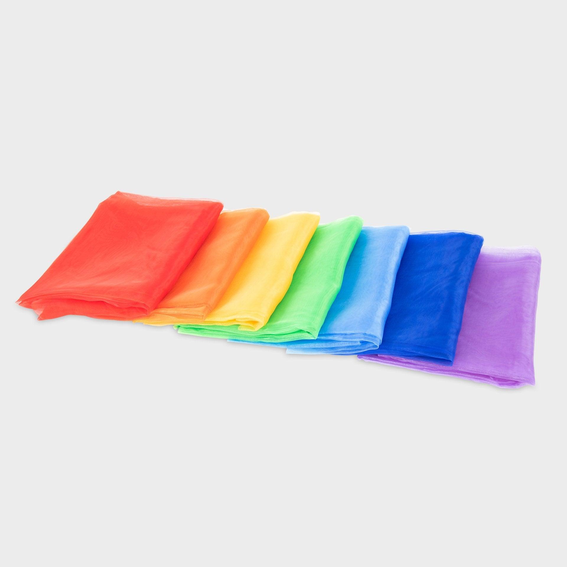 Commotion – wholesale Fabric – Rainbow Organza Fabric - Pk73