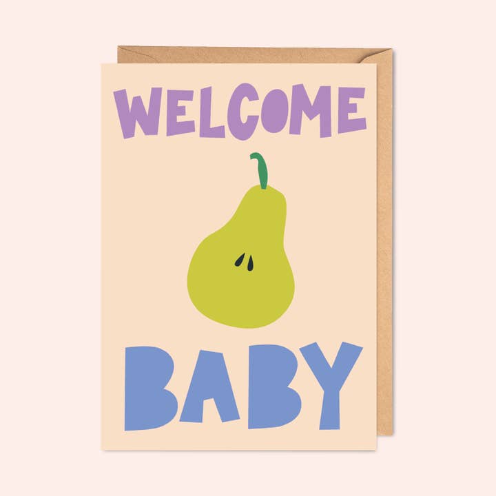 Welcome Baby | Greeting Card | A6 for wholesale by Good Tuesday (Once Upon a Tuesday)