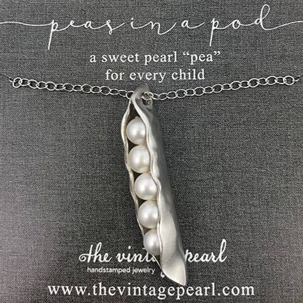 The Vintage Pearl – wholesale Halsband - Barn – Söta ärtor i en pod Halsband (1-7 pärlor)