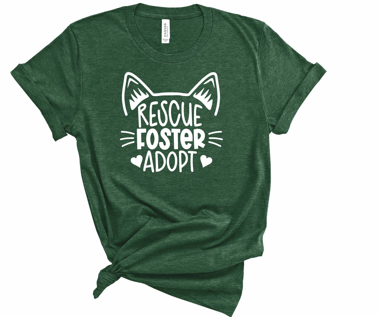 Woofingtons & Company - Wholesale Screen Printed T-Shirt - Women's - Rescue, Foster, Adopt Teeshirt - Pet Lovers Cute T-shirts4
