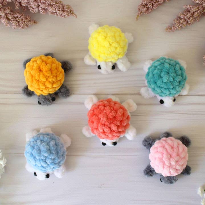 Cute Sea Turtle Crochet, Handmade Sea Turtle Decor, Gift for wholesale by TOMOPOD LLC
