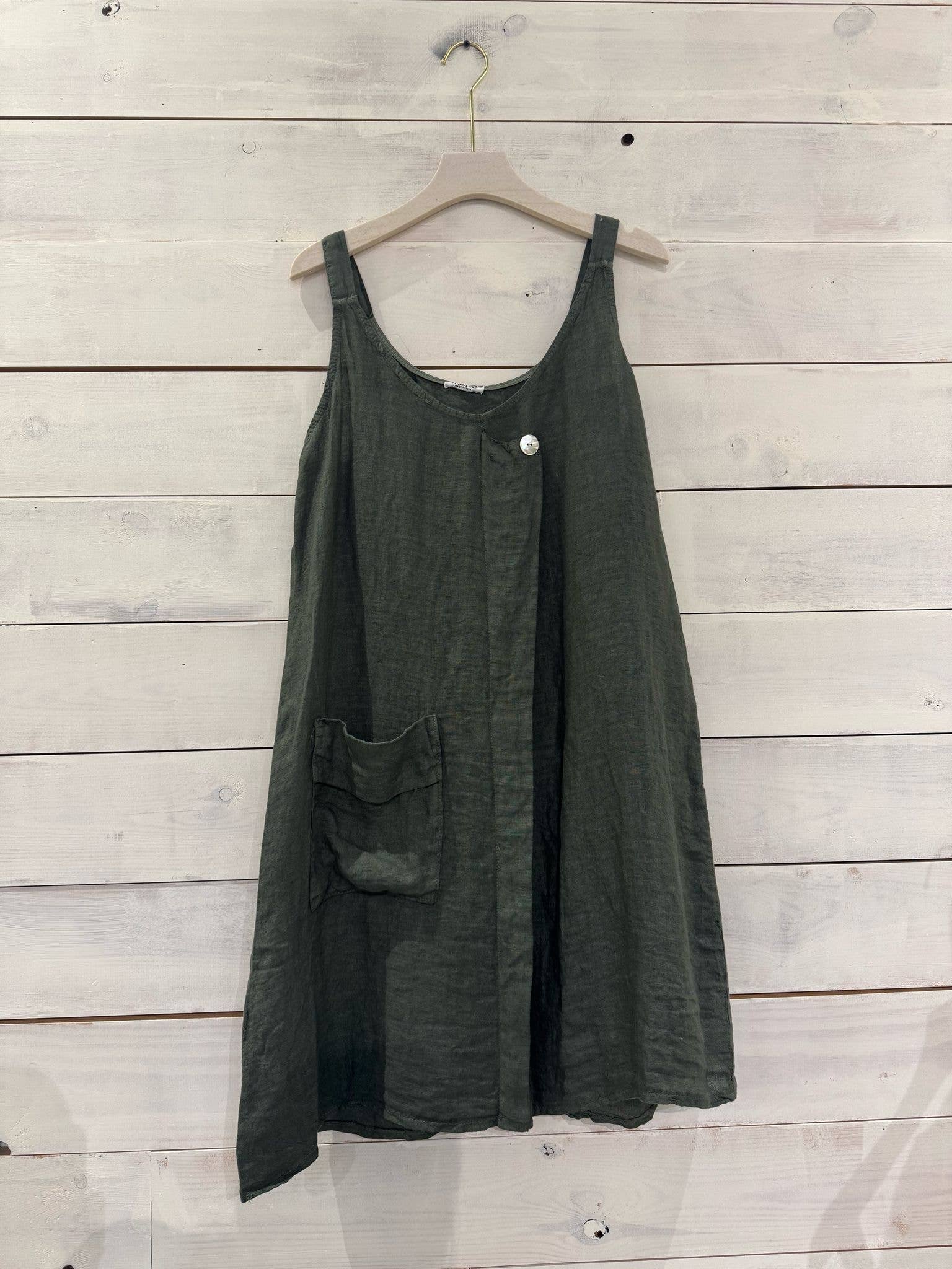 Linos y Textiles – Vestido - Mulher por atacado – REF:6886 Vestido 100% linho5