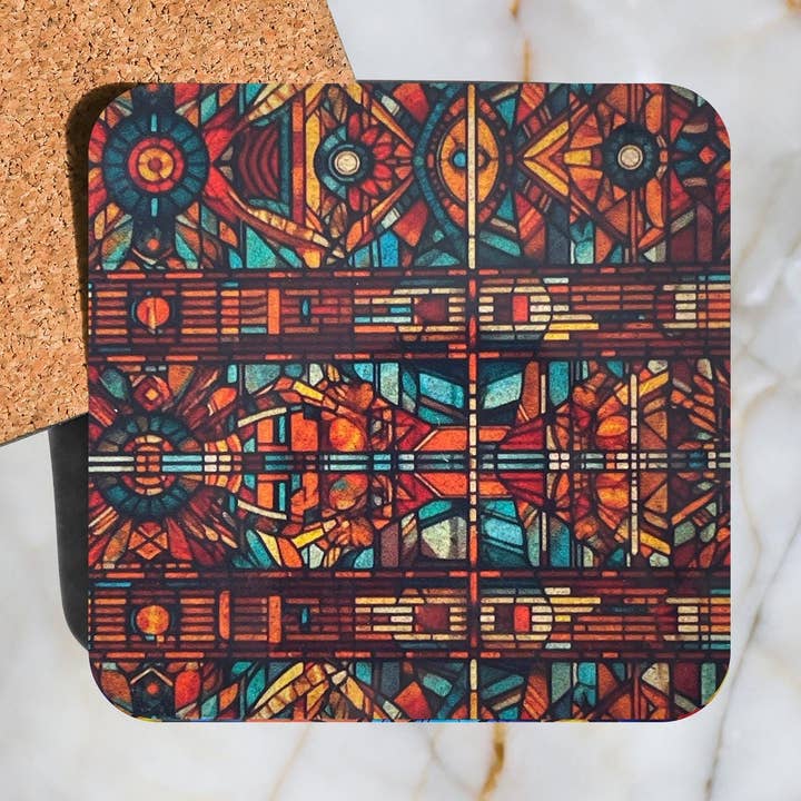 Southwestern Tribal Coaster for wholesale by Form Hous