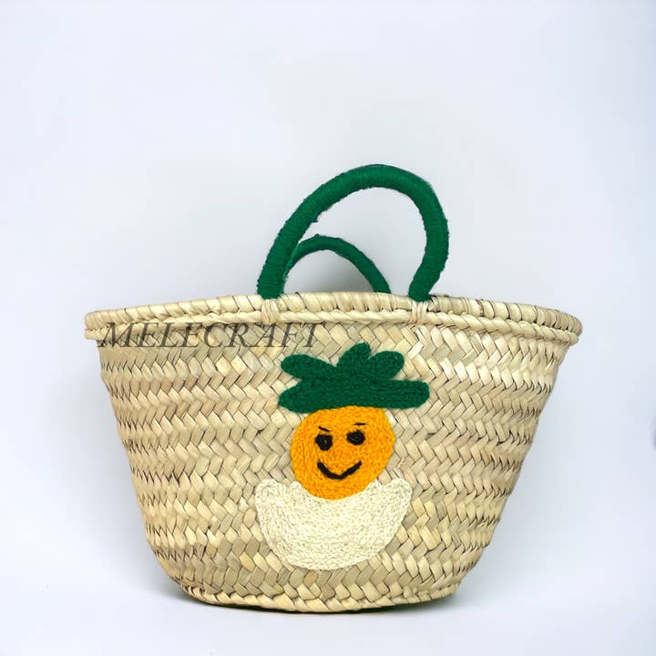 Melecraft – wholesale Basket – Custom Easter Straw Basket: Handwoven, Unique & Thoughtful