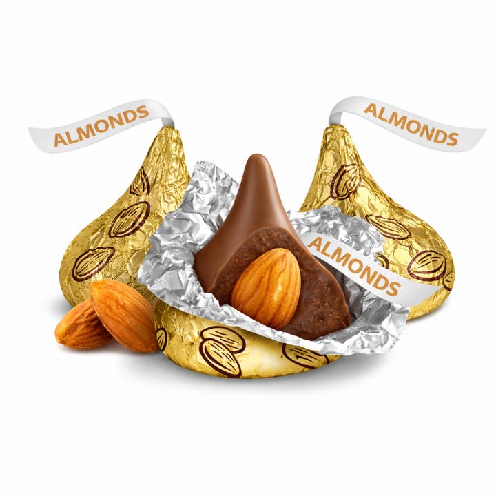 Hershey's Kisses Chocolat au Lait avec Amandes – Pack Économique en Vrac pour la vente par Candy In Bulk