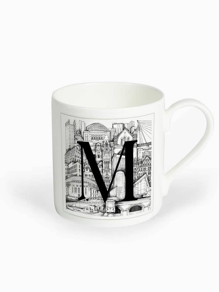 Manchester Mug Letter M - Manchester for wholesale by The Sculpts
