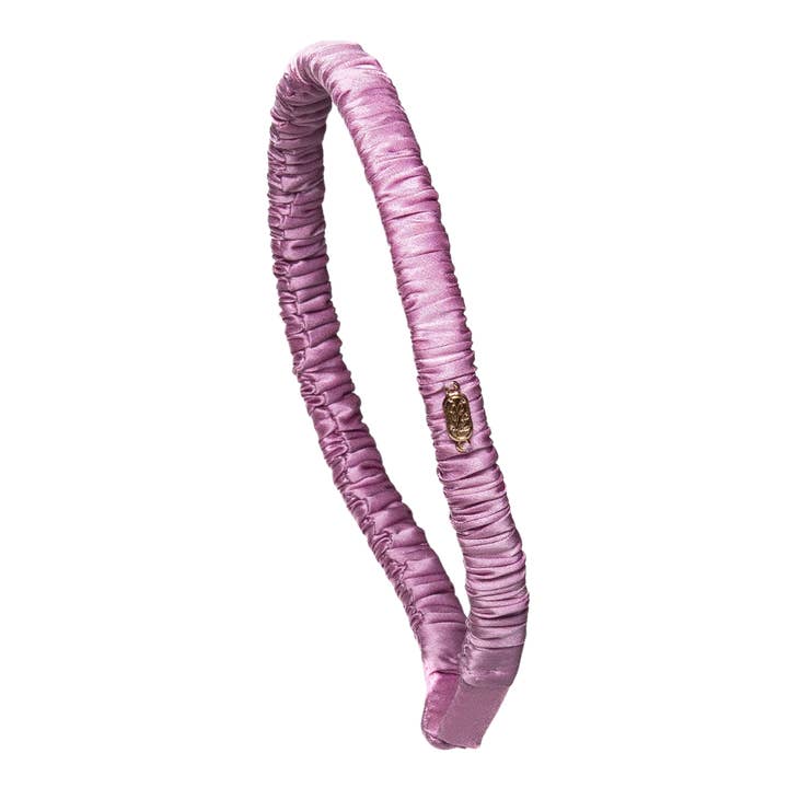 Lilac Comfort Curve Silk Headband for wholesale by Curlfriend Collective
