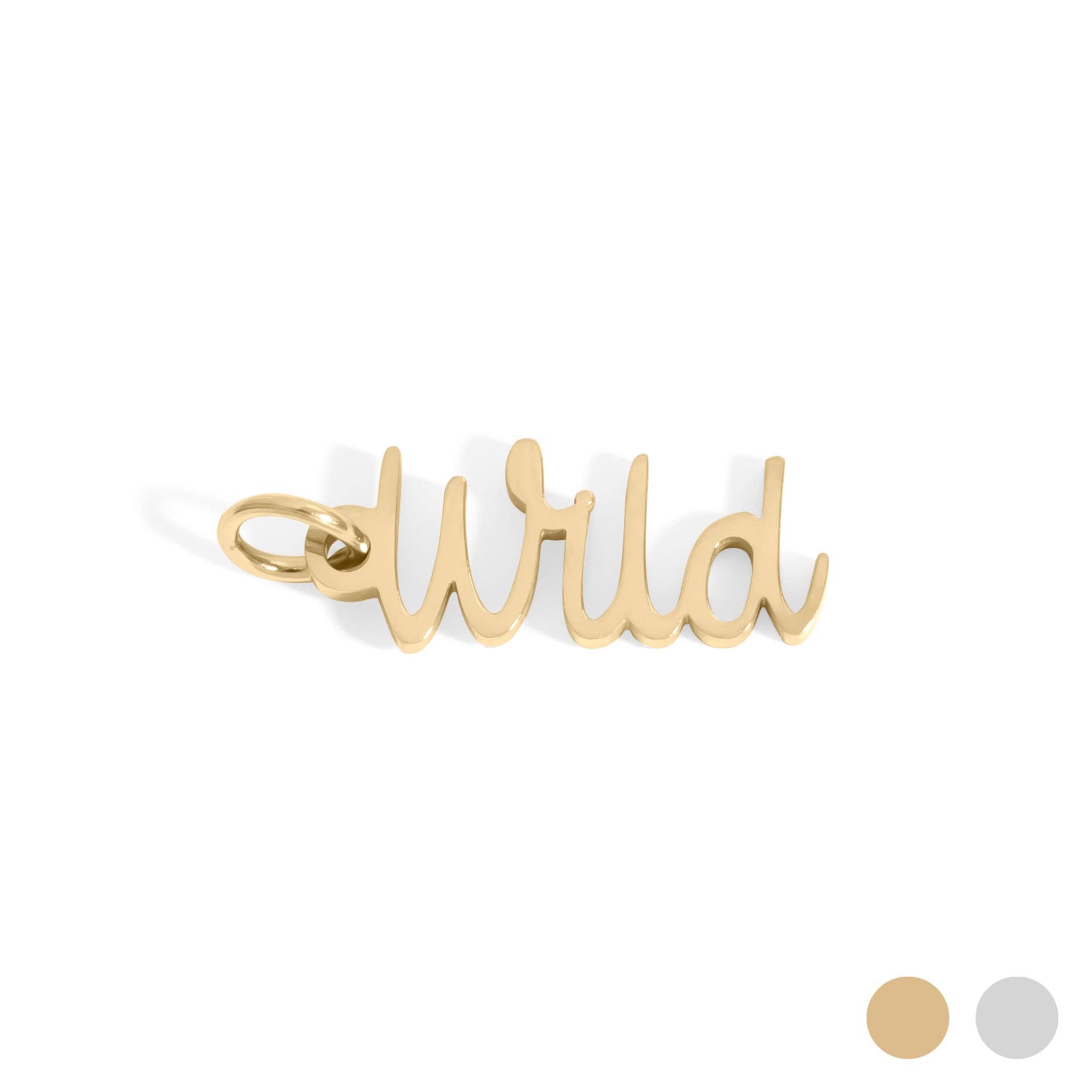 WJW - Wholesale Individual Charm/Pendant - 18K Gold PVD Stainless Steel Wild Charm0