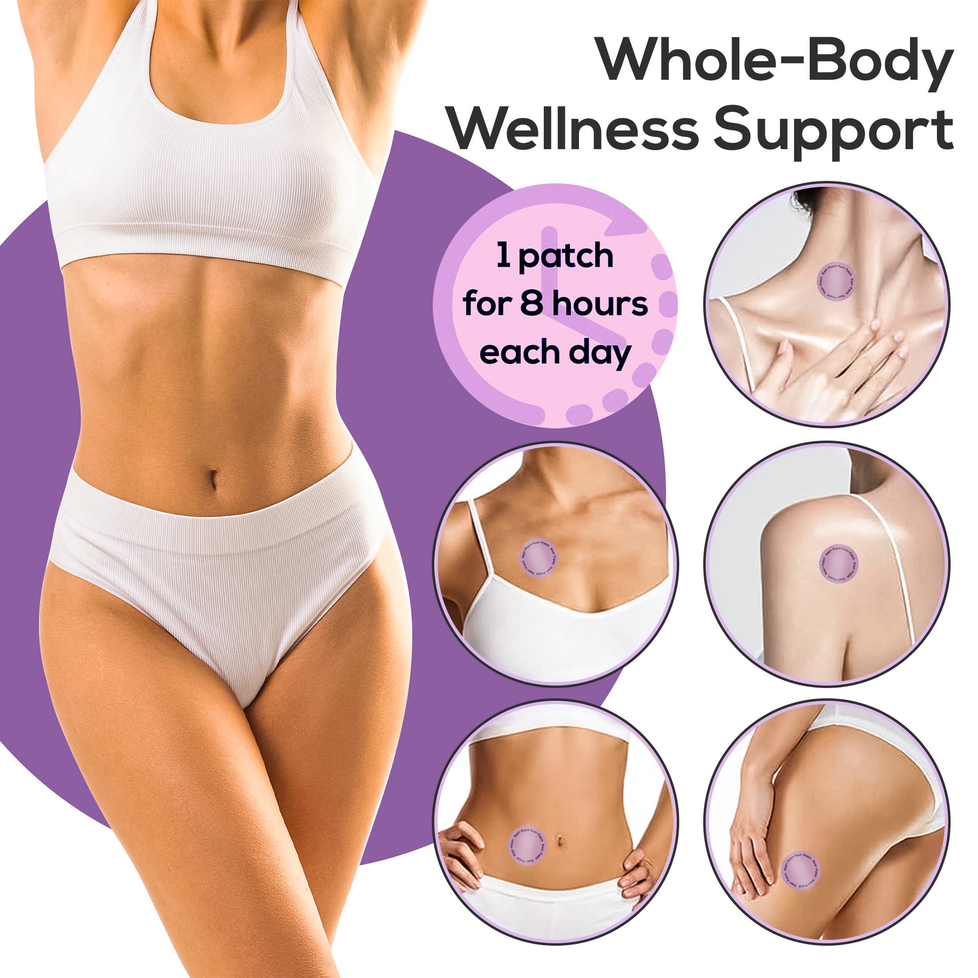 HARMONIFY - Wholesale Topical Wellness Patches - HARMONIFY NAD+ Patches - Cellular Health & Vitality - 30 Pcs6