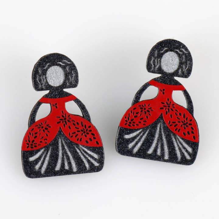 Meninas Pressure Øreringe for engroshandel hos Joyas de Papel