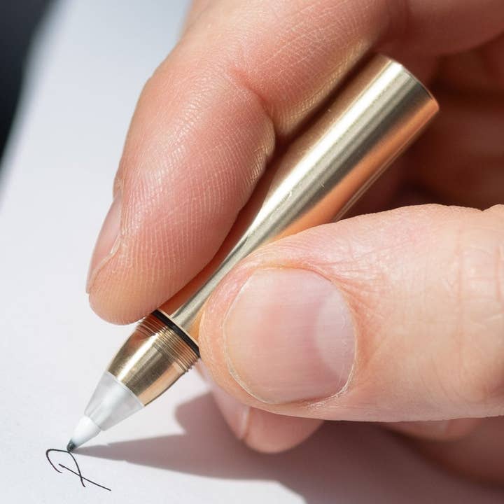 The Field Mouse – refillable travel pen for wholesale by Tom's Studio