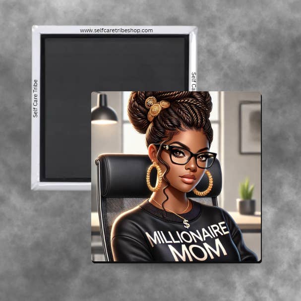 Millionaire Mom Magnet for wholesale by Self Care Tribe