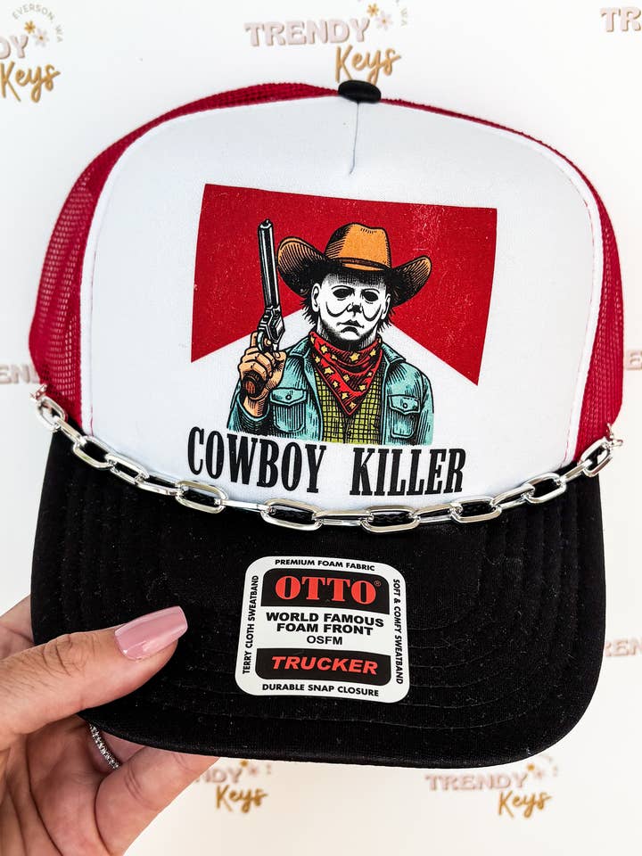 Cappello Trucker Preconfezionato Cowboy Killer per la vendita all'ingrosso da parte di TrendyKeys