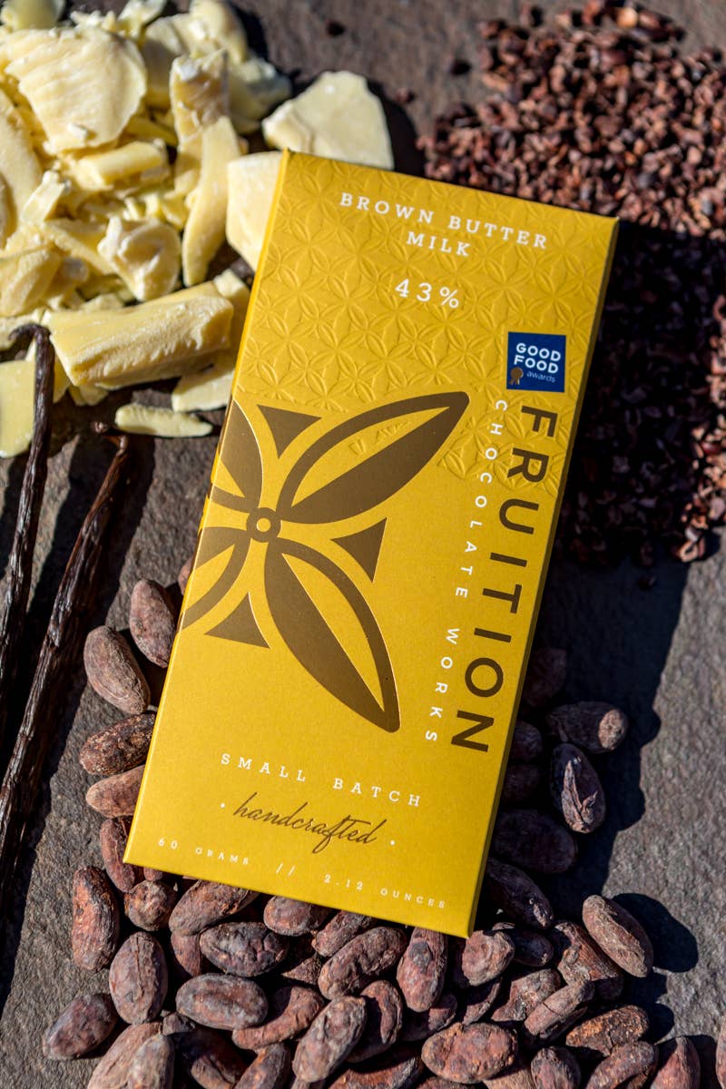 Fruition Chocolate Works – wholesale Chocolate bar – Brown Butter Milk Chocolate2