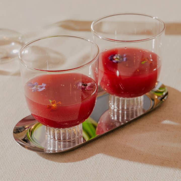 Clear Romantic Cocktail Glasses Grande | Set of Four for wholesale on Faire