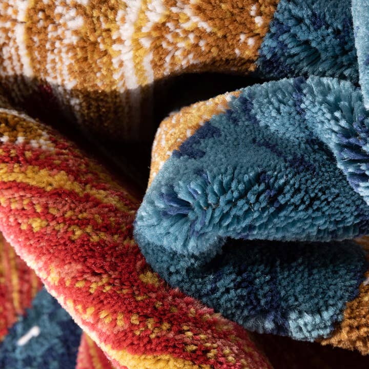 Well Woven – Engroshandel Løst tæppe – Lea Crimson traditionelle sydvestlige stammetæppe
