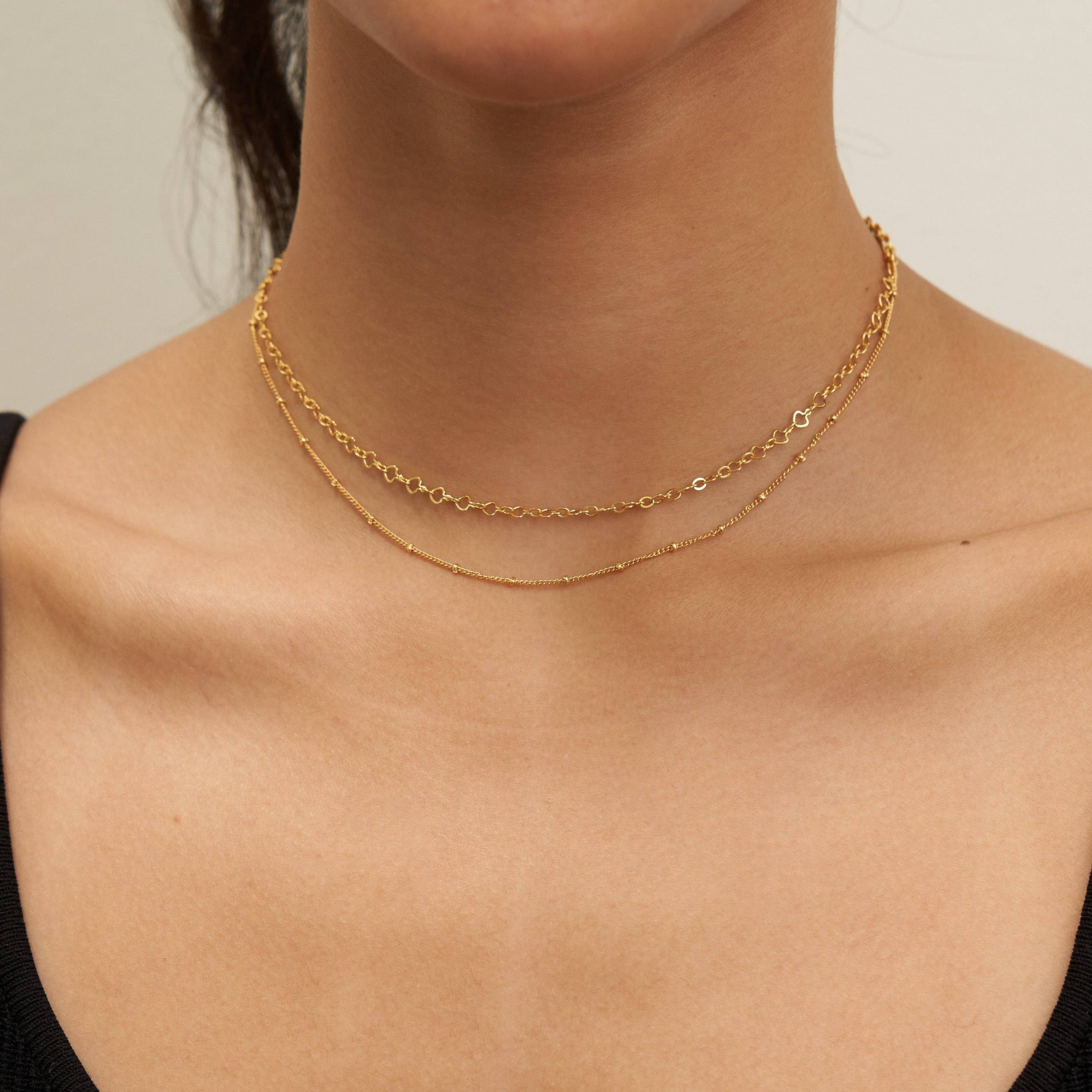 Brenda Grands Jewelry – Engroshandel Choker/colliers – 18K Guld Satellit Lagdelt Choker3