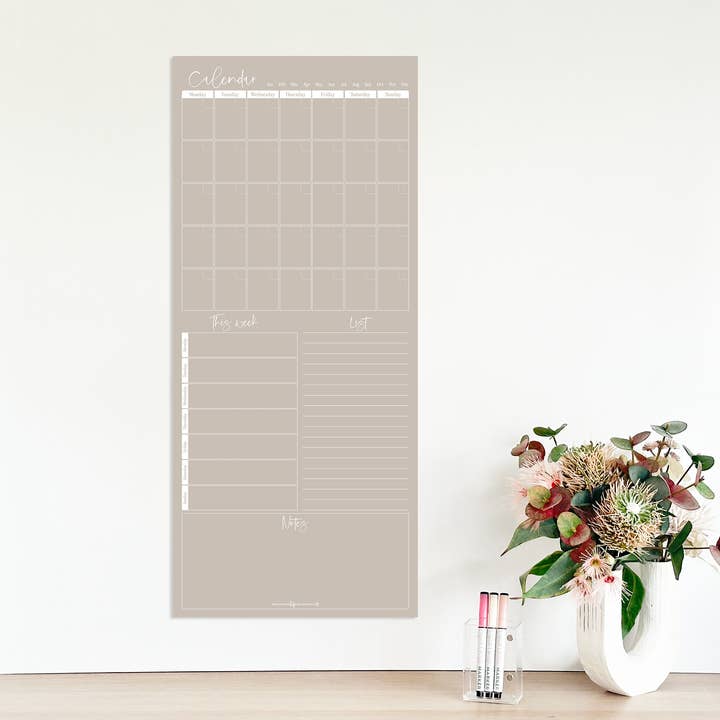 Magnet | Family Command Centre - Oatmeal for wholesale by Organising Life Beautifully