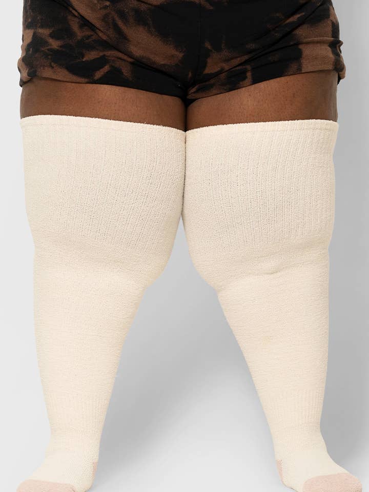 Plus Size Thunda Cozy - Bone for wholesale by THUNDA THIGHS
