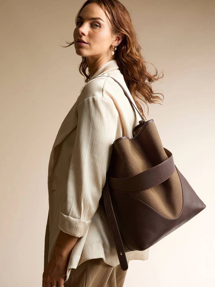 Marina Soft Bucket, Espresso for wholesale by OLEADA