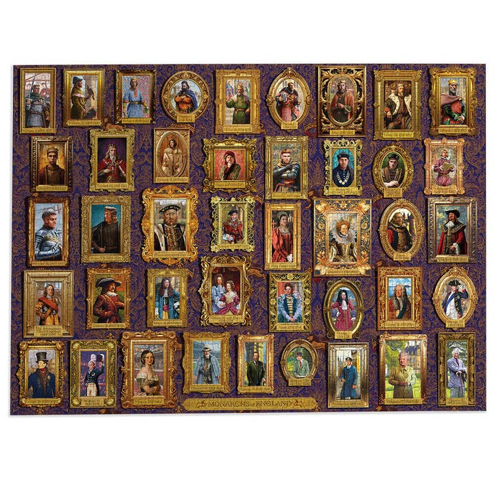 Gibsons Games Ltd – wholesale Puzzle – Adult – Monarchs of England 1000 Piece Jigsaw Puzzle7