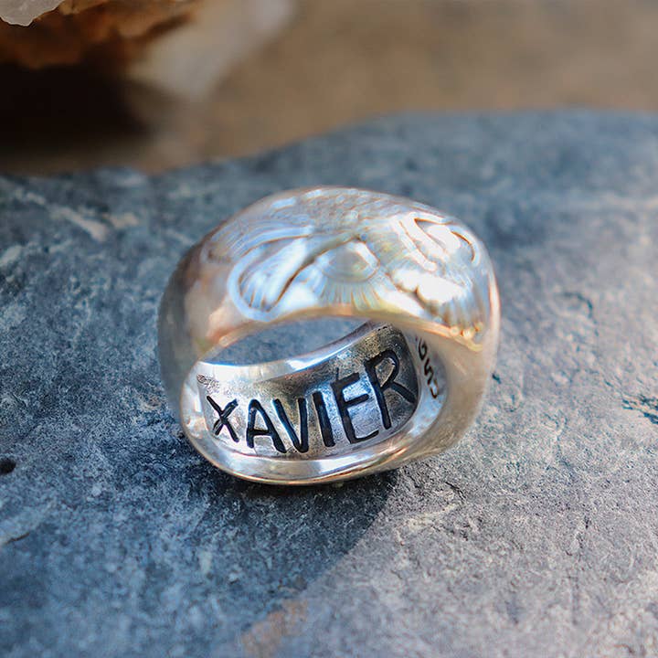 bahgsu jewels - Vendita all'ingrosso Anelli cocktail/statement - Anello da uomo - Turchese - Xavier Rudd Collab5