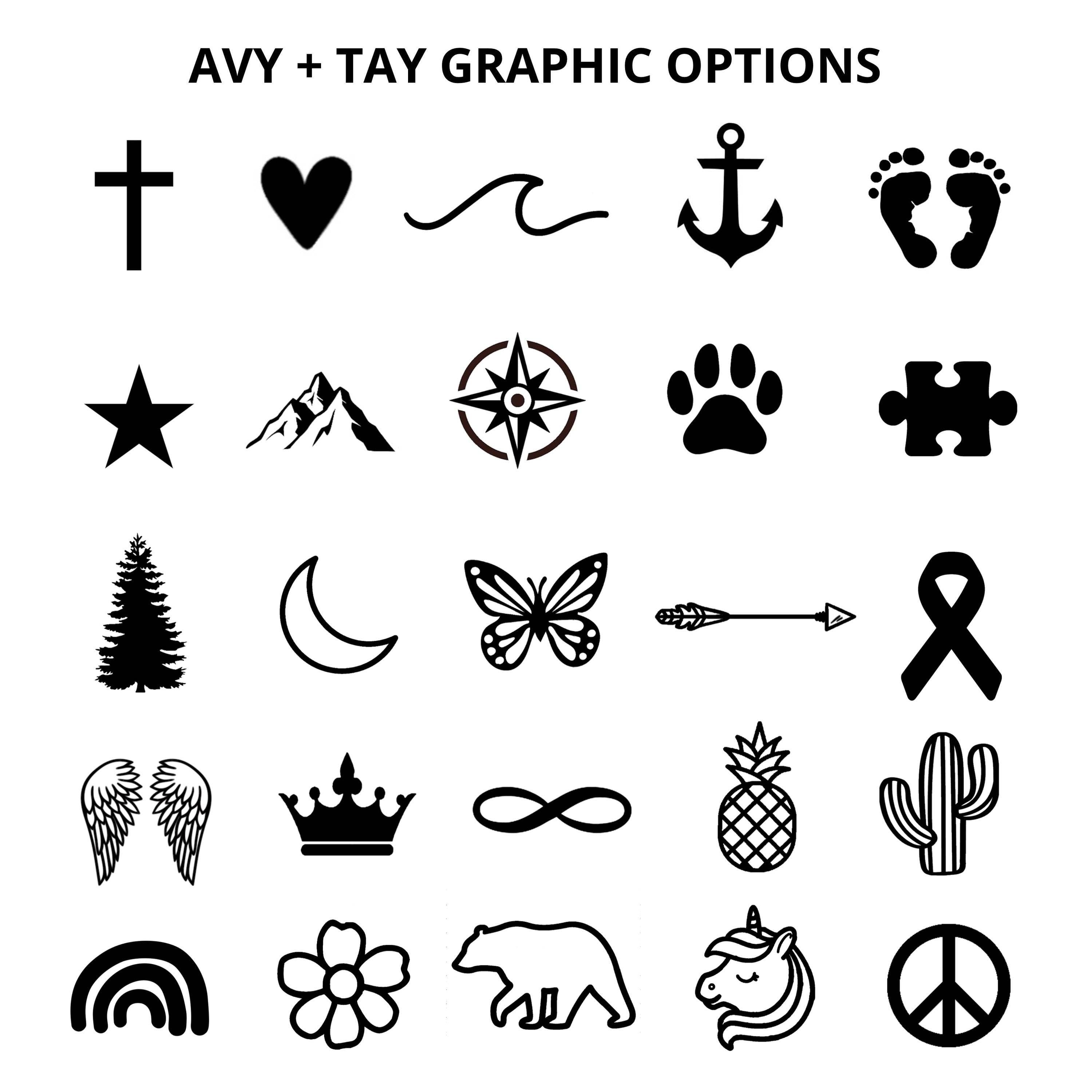 Avy + Tay - Wholesale Pendant/Charm Necklace - CUSTOM MOMMY + ME NECKLACE SET3