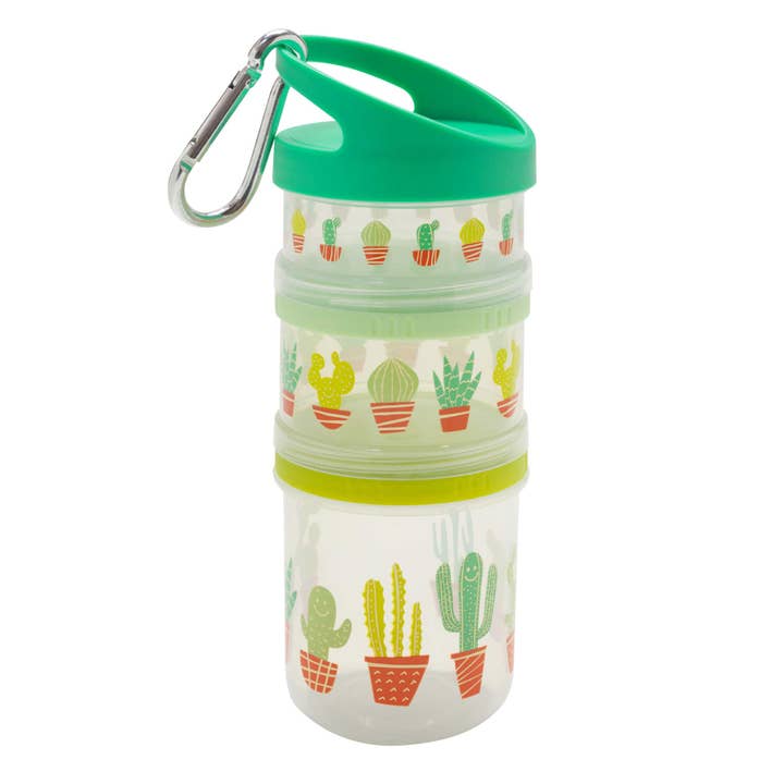 Twist & Snack Stacker | Happy Cactus for wholesale by Sugarbooger by Ore’ Originals