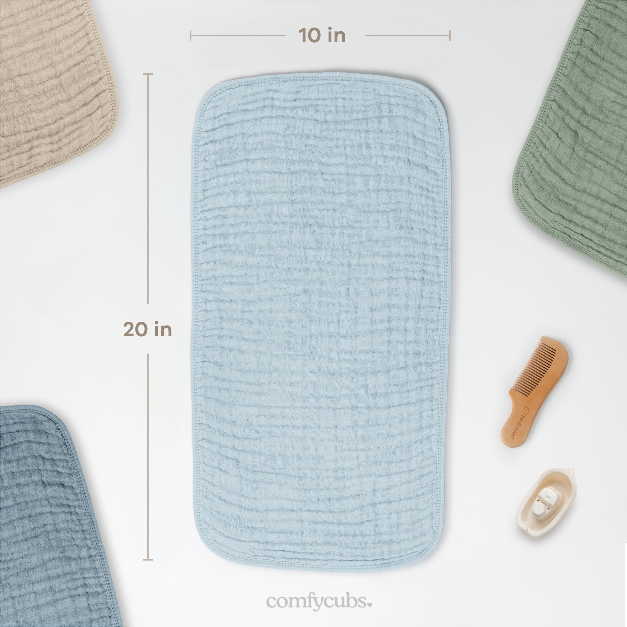 Comfy Cubs - Wholesale Burp Cloth - Baby - Baby Burp Cloths - 100% Muslin Cotton by Comfy Cubs9