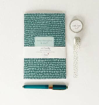 Laura Adams - Wholesale Journal/Diary - Deep Thoughts & Stuff Eco-Friendly Journal | 52 Lined Pages | Saddle Stitched | Matte Laminate Cover | Sweet Snarky Journal3