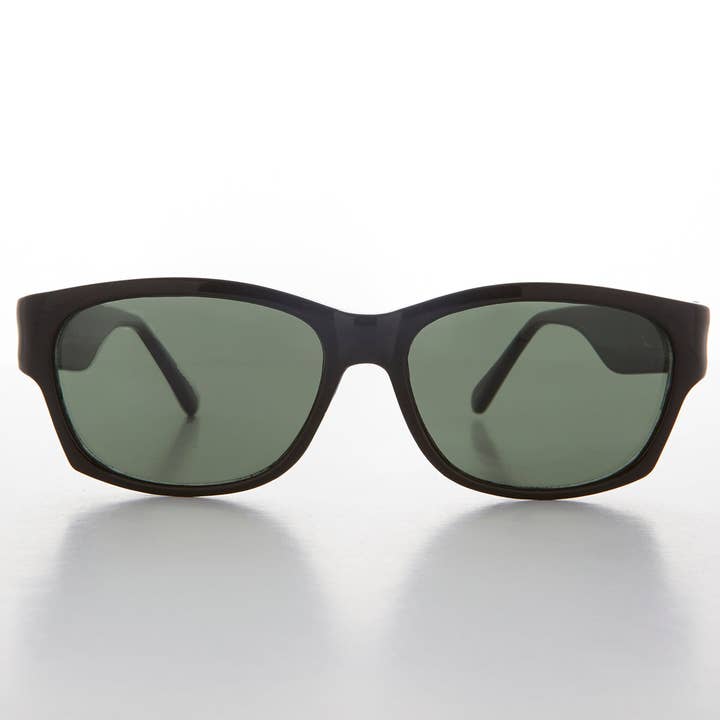 Sporty Vintage Wrap Style Sunglass with Wide Temples - Wiley for wholesale by SUNGLASS MUSEUM