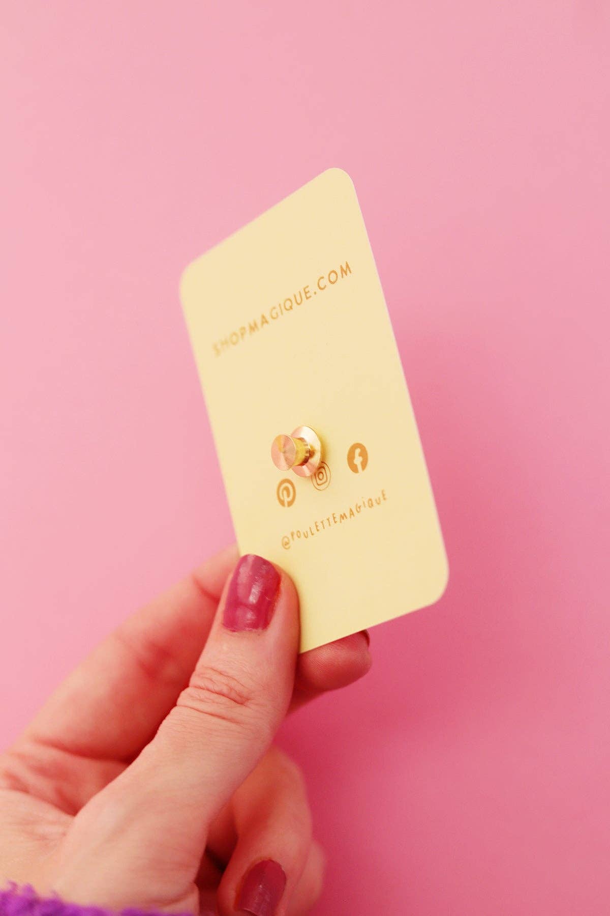 Poulette Magique - Wholesale Lapel Pin/Button - Maternity - Magic Cat Pin2