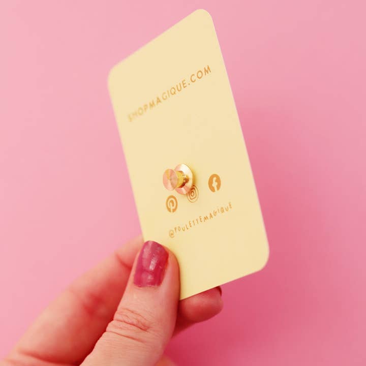 Poulette Magique - Wholesale Lapel Pin/Button - Maternity - Magic Cat Pin2