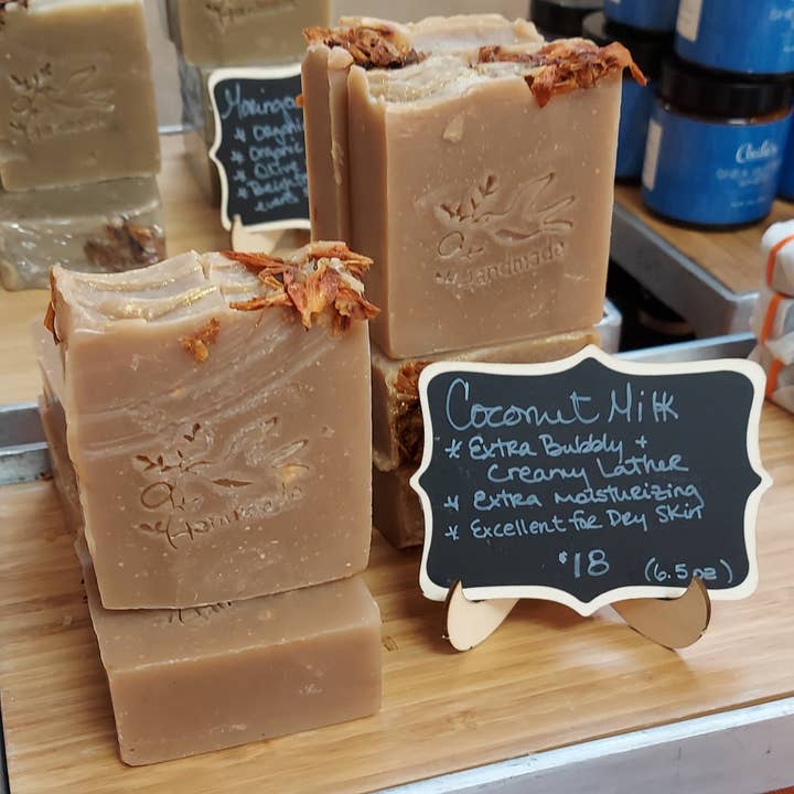 Coconut Milk Soap for wholesale by CECILES BATH & BODY