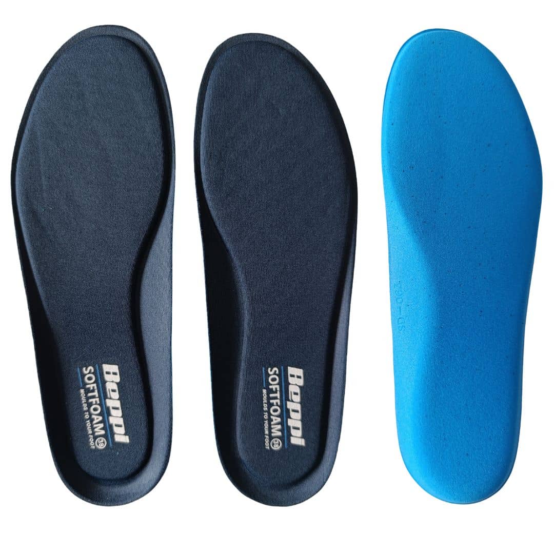 BeShoes Distribuição – Großhandel Hausschuhe – Unisex – Beppi-1000860 blaue Memory-Einlegesohlen0