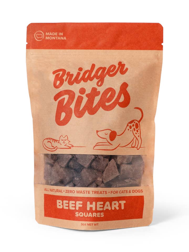 Freeze-Dried Beef Heart for wholesale by Bridger Bites, LLC