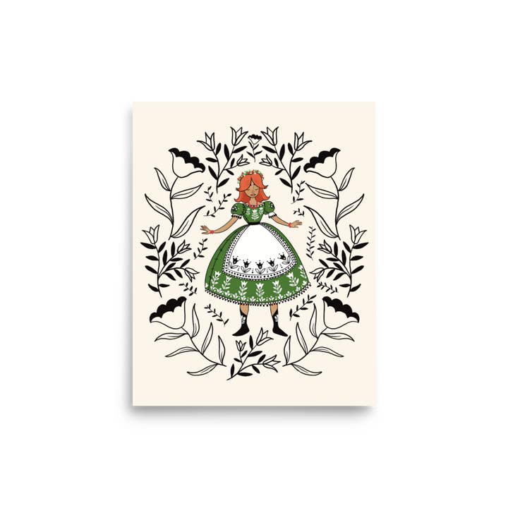 Róża Art Print / 8X10 Art / Polish Girls - ROZA for wholesale by Cactus & Cedar