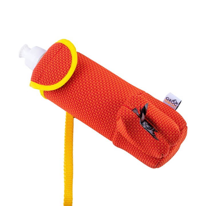 Couvercle de bouteille Groc Groc avec distributeur de sac intégré pour la vente par Groc Groc