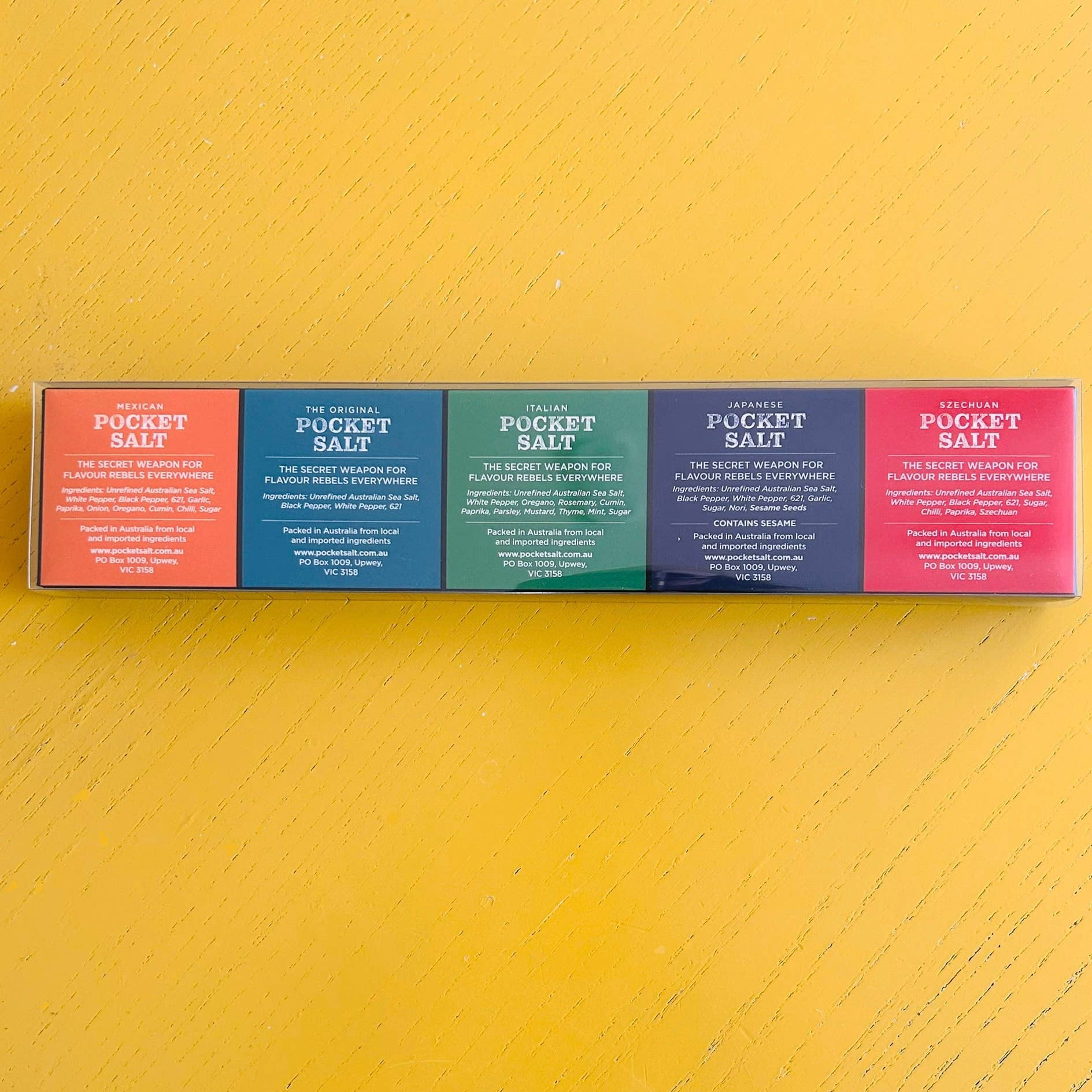 Pocket Salt – wholesale Salt & pepper mix – Pocket Salt Slide Box Set2